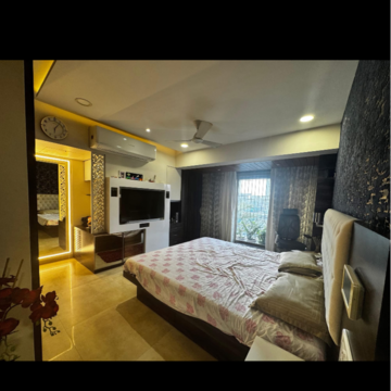 Bedroom in 3 BHK Apartment at Chaitanya CHS Goregaon East, Mudran Press Colony – for Rent