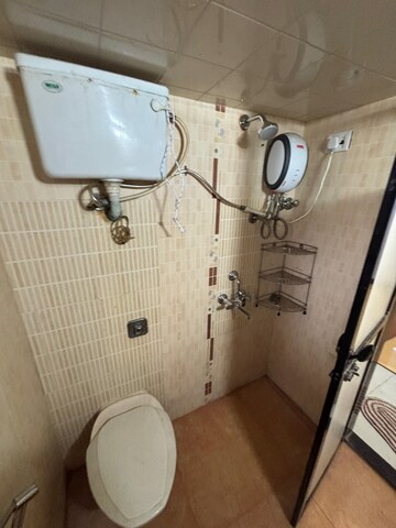 Bathroom in 1 BHK Apartment at Marve Queen, Malad West – for Rent