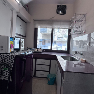 Kitchen in 1 RK Builder Floor at Saket – for Rent