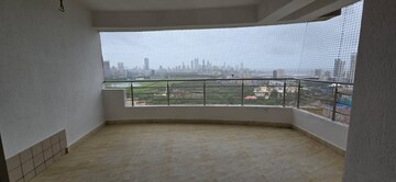 Balcony in 3 BHK Apartment at Zahra Tower, Worli – for Rent