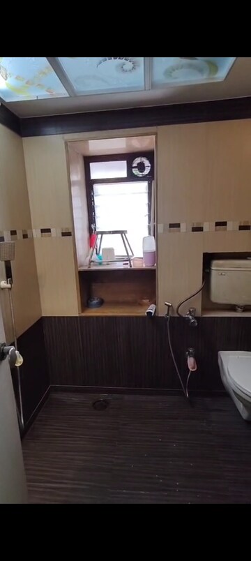 Bathroom in 3 BHK Apartment at Ram Kripa Building, Parel – for Rent