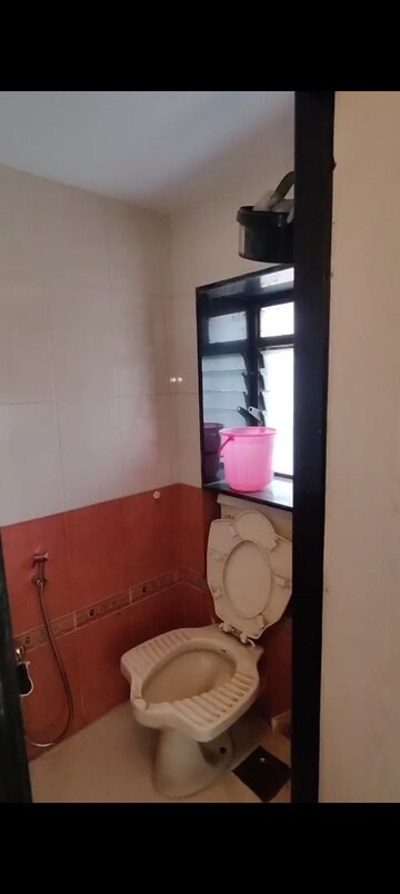 Bathroom in 3 BHK Apartment at Ram Kripa Building, Parel – for Rent