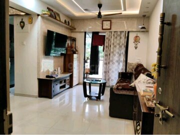 Living Room in 2 BHK Apartment at Swastik Residency Phase II CHS Ltd, Ghodbunder Road – for Rent