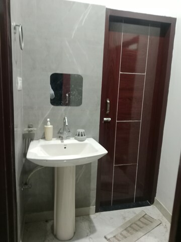 Bathroom in 1 BHK Builder Floor at Huda – for Rent