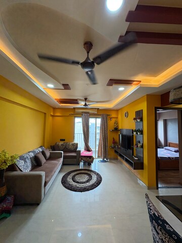 Living Room in 2 BHK Apartment at Genevieve Casa Rio, Nilje Gaon – for Rent
