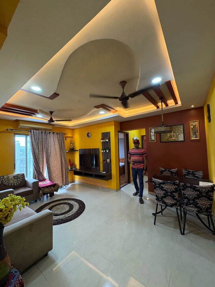 Living Room, genevieve-casa-rio 2 Bedroom 700 Sq.Ft. Apartment In Nilje Gaon Thane 9188279