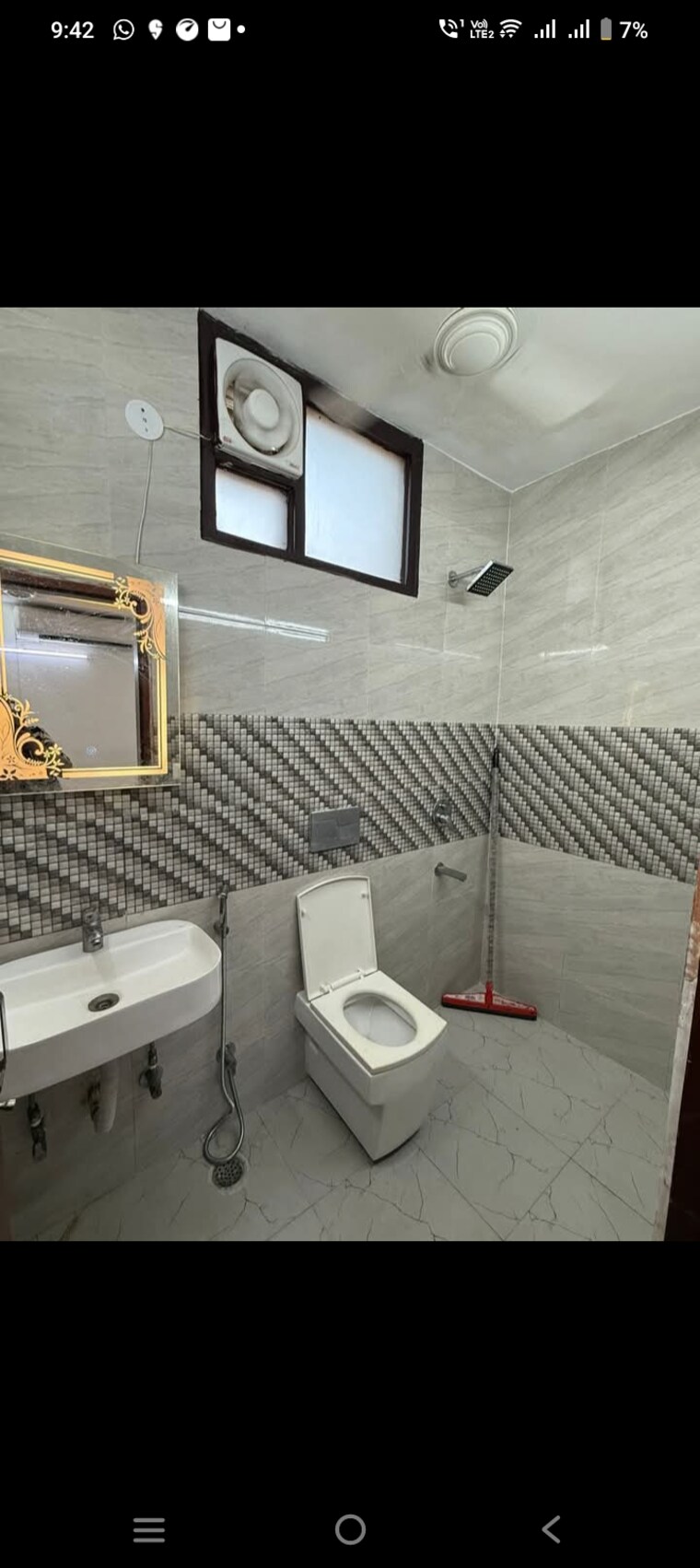 Bathroom, laxmi nagar 3 Bedroom 950 Sq.Ft. Independent House In Laxmi Nagar Delhi 9188347