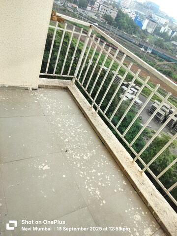 Balcony in 2 BHK Apartment at Marvel Shanti Heights, Kopar Khairane – for Sale