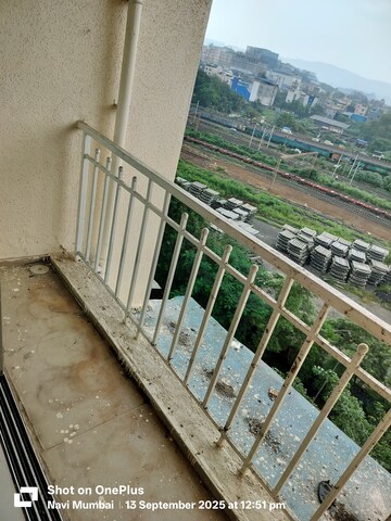 Balcony in 2 BHK Apartment at Marvel Shanti Heights, Kopar Khairane – for Sale
