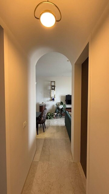 Building Lobby in 2 BHK Apartment at L&T Crescent Bay T2, Parel – for Rent