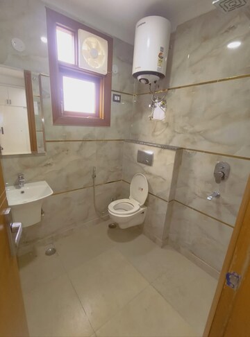 Bathroom in 2 BHK Builder Floor at Saket – for Rent