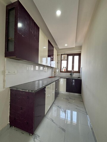 Kitchen in 2 BHK Builder Floor at Saket – for Rent