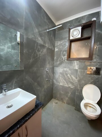 Bathroom in 2 BHK Builder Floor at Saket – for Rent
