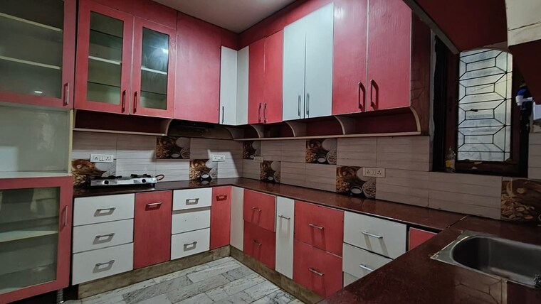 Kitchen, saket 1 Bedroom 500 Sq.Ft. Builder Floor In Saket Delhi 9188726