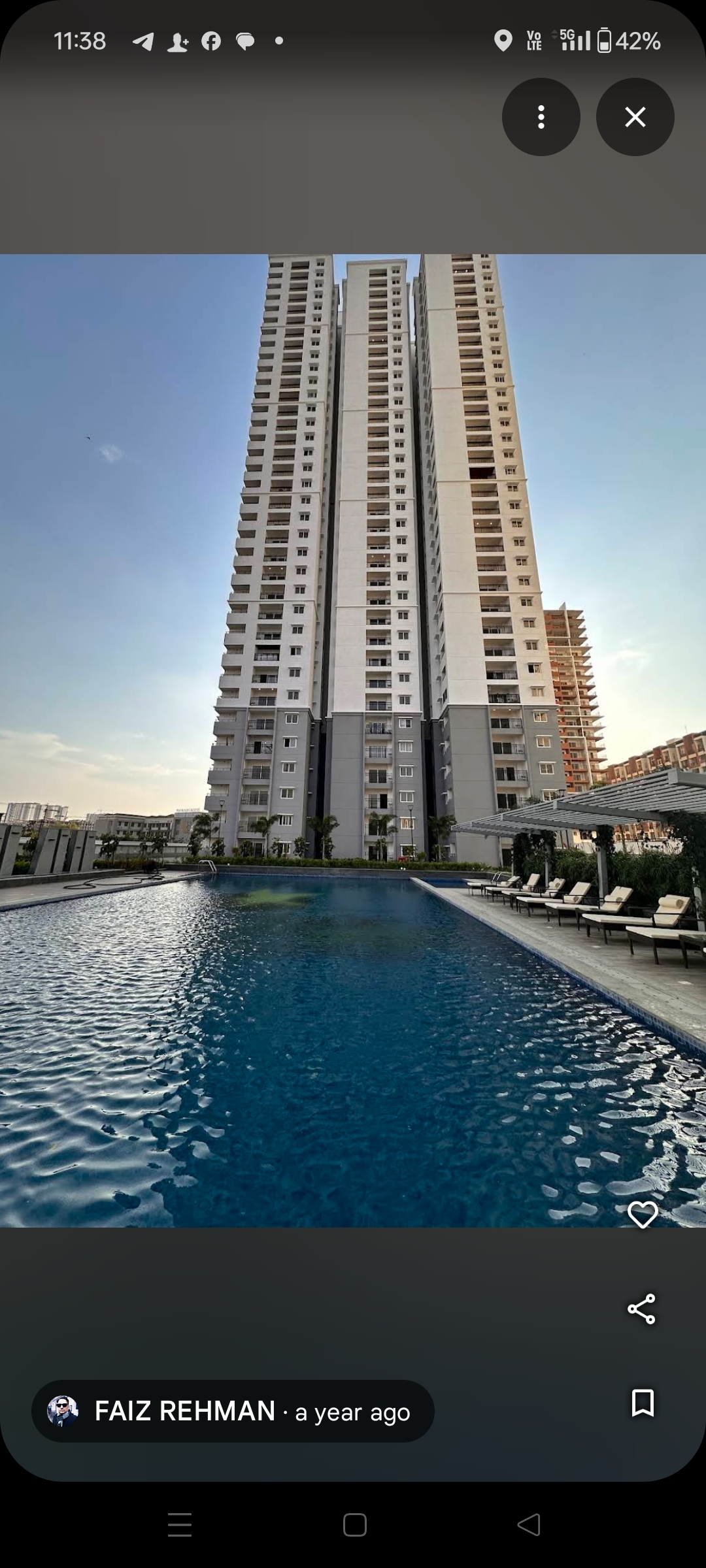 3 BHK + Pooja Room Apartment For Rent in Prestige Tranquil