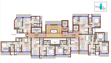 Floor Plan in 1 BHK Apartment at Meghna Rivaan, Goregaon West – for Sale