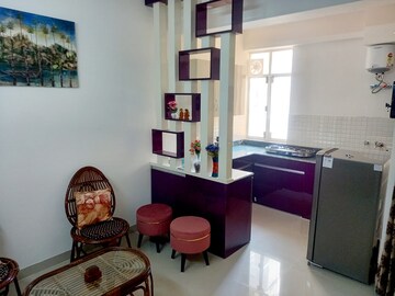 Living Room in 1 BHK Apartment at Breez Global Heights, Sohna Sector 33 – for Rent