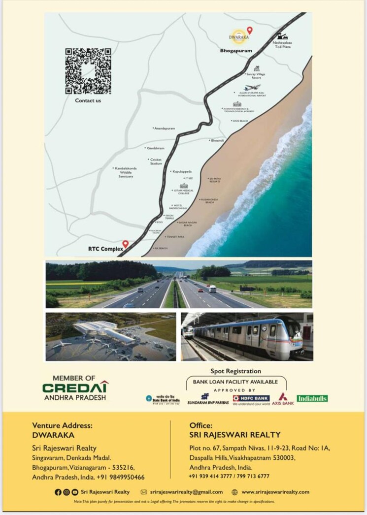 Map Location, bhogapuram  300 Sq.Yd. Plot In Bhogapuram Vizag 8630532