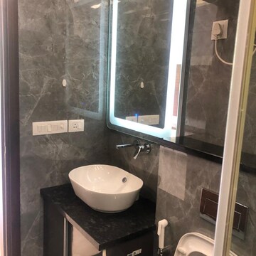 Bathroom in 4 BHK Builder Floor at Sushant Lok I – for Rent