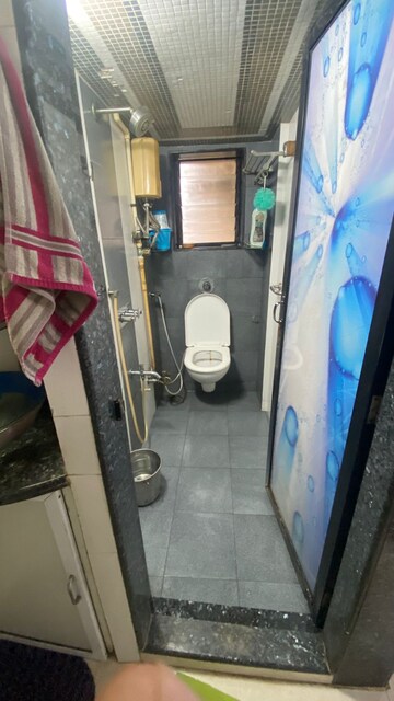 Bathroom in 1 BHK Apartment at Kamala Ashish Tower, Kandivali West – for Rent