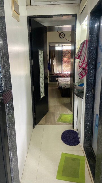 Bathroom in 1 BHK Apartment at Kamala Ashish Tower, Kandivali West – for Rent