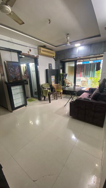 Living Room in 1 BHK Apartment at Kamala Ashish Tower, Kandivali West – for Rent