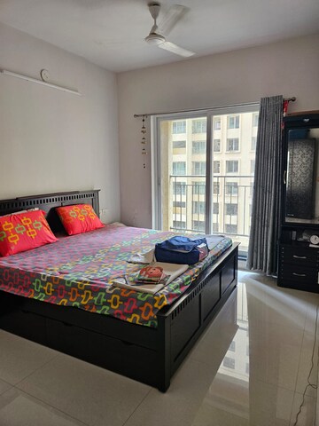 Bedroom in 2 BHK Apartment at Rustomjee Azziano Wing D, Thane West – for Rent