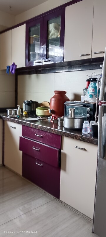 Kitchen in 1 BHK Apartment at Manas Luxuria, Kolshet – for Rent