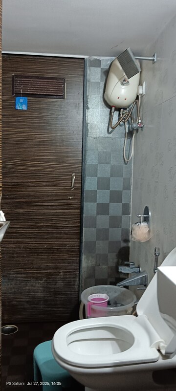 Bathroom in 1 BHK Apartment at Manas Luxuria, Kolshet – for Rent