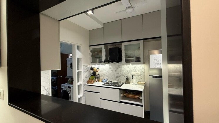 Kitchen, lnt-crescent-bay-t3 2 Bedroom 855 Sq.Ft. Apartment In Parel Mumbai 9189156