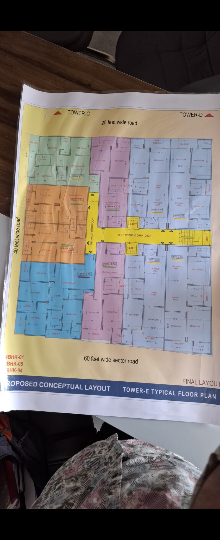 Master Plan, phi iv greater noida 4 Bedroom 2150 Sq.Ft. Apartment In Phi Iv Greater Noida Greater Noida 9189381