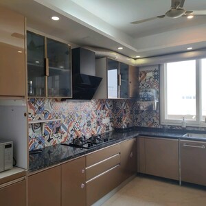 Kitchen in 4 BHK Builder Floor at DLF Pink Town House, Dlf City Phase 3 – for Rent