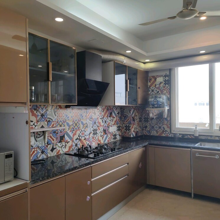 Kitchen, dlf-pink-town-house 4 Bedroom 3200 Sq.Ft. Builder Floor In Dlf City Phase 3 Gurgaon 9189366