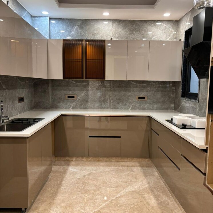 Kitchen, unity-the-amaryllis 3 Bedroom 1501 Sq.Ft. Apartment In Kishan Ganj Delhi 9189410