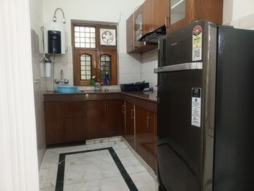 Kitchen in 2 BHK Builder Floor at Ansal Sushant Lok I, Sector 43 – for Rent