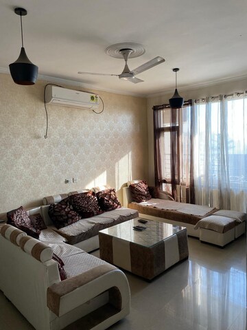 Living Room in 4 BHK Apartment at Vip Road – for Sale