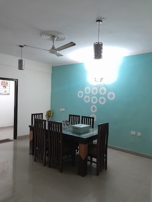 Living Room in 4 BHK Apartment at Vip Road – for Sale