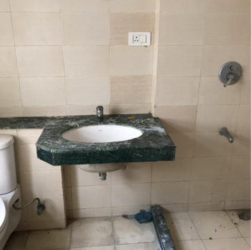 Bathroom in 3.5 BHK Apartment at BPTP The Resort, Mortzapur – for Rent