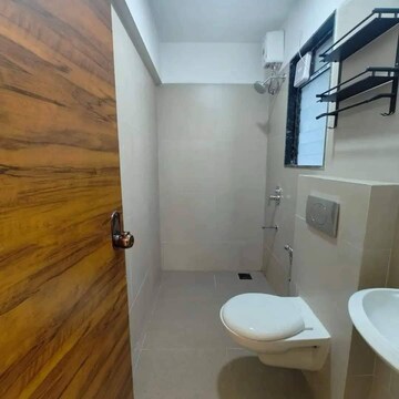 Bathroom in 3 BHK Apartment at Je And Vee Om Trimurti, Malad East – for Rent