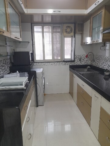 Kitchen in 2 BHK Apartment at Sethia Grandeur, Bandra East – for Rent