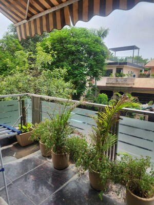 Balcony in 4 BHK Builder Floor at Greater Kailash I – for Sale