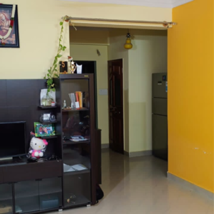 Living Room in 2 BHK Apartment at Siri Tulip, Friends Colony – for Sale