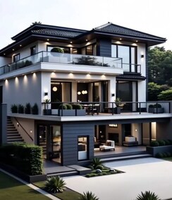 3 BHK + Study Room,Extra Room Villa For Sale in Plp Villas 