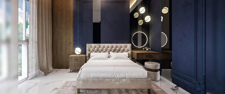 Bedroom, avighna-nishika-elysium 2 Bedroom 1212 Sq.Ft. Apartment In Worli Mumbai 9190031