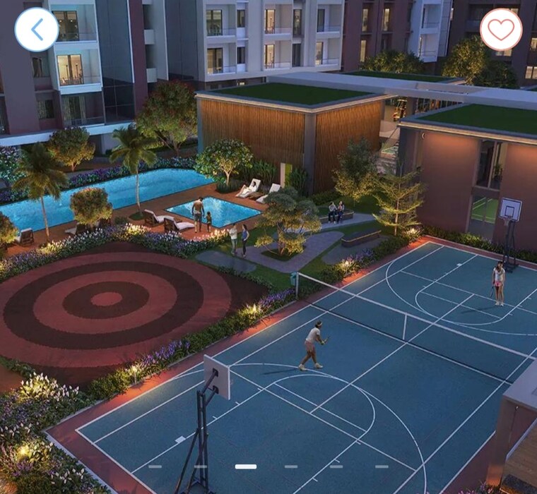 Swimming Pool, kohinoor-viva-city 2 Bedroom 733 Sq.Ft. Apartment In Dhanori Pune 9190079