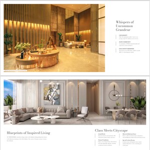 Floor Plan in 4 BHK Apartment at Raheja Imperia, Empire Mill – for Sale