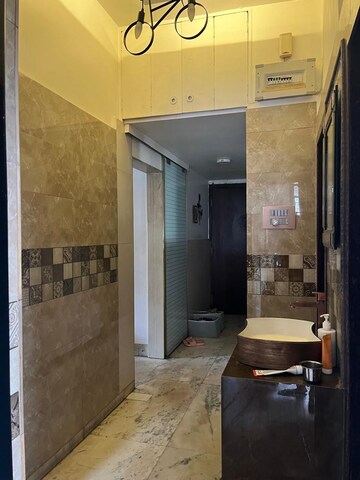 Bathroom in 1 BHK Apartment at Vasant Smruti Apartment, Kandivali East – for Rent