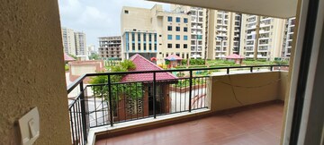 Balcony in 3 BHK Apartment at Anukampa Platina Terraces, Mansarovar – for Rent