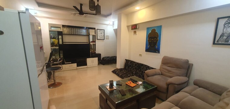 Living Room, parth-twins 2 Bedroom 850 Sq.Ft. Apartment In Kharghar Navi Mumbai 9190422