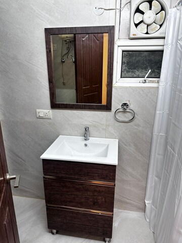 Bathroom in 3 BHK Apartment at Dalanwala – for Rent